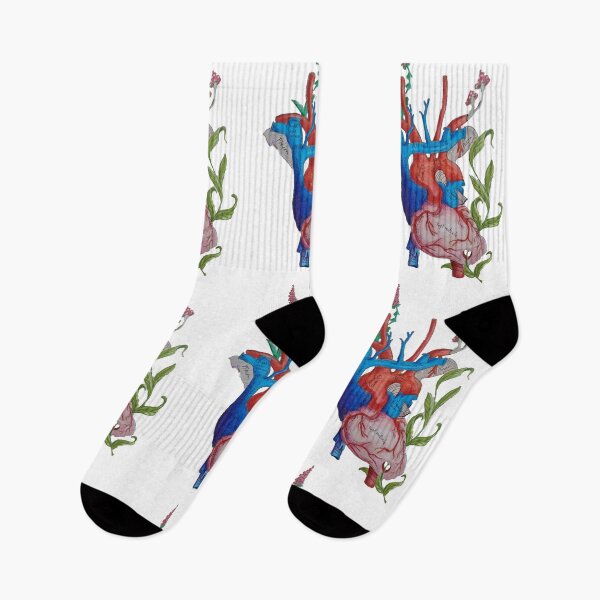 Item preview, floral Anatomical heart design designed and sold by ElsieVirgo91.