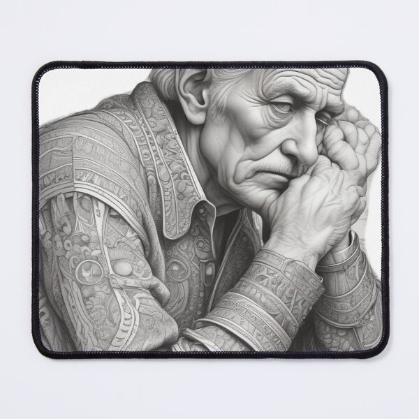Item preview, Pensive Elder designed and sold by UrmiCreation.