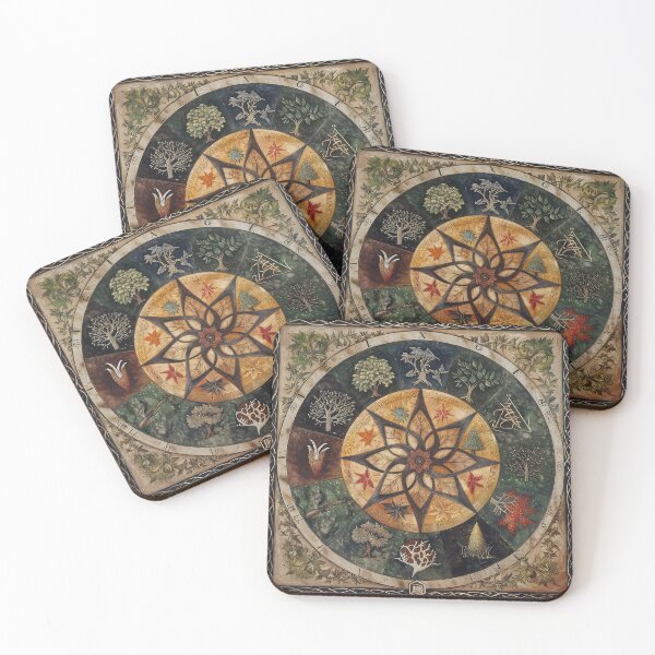Item preview, Pagan Wheel of the Year designed and sold by thewandswant.