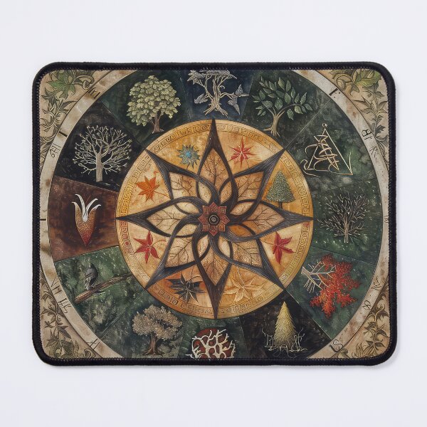 Item preview, Pagan Wheel of the Year designed and sold by thewandswant.