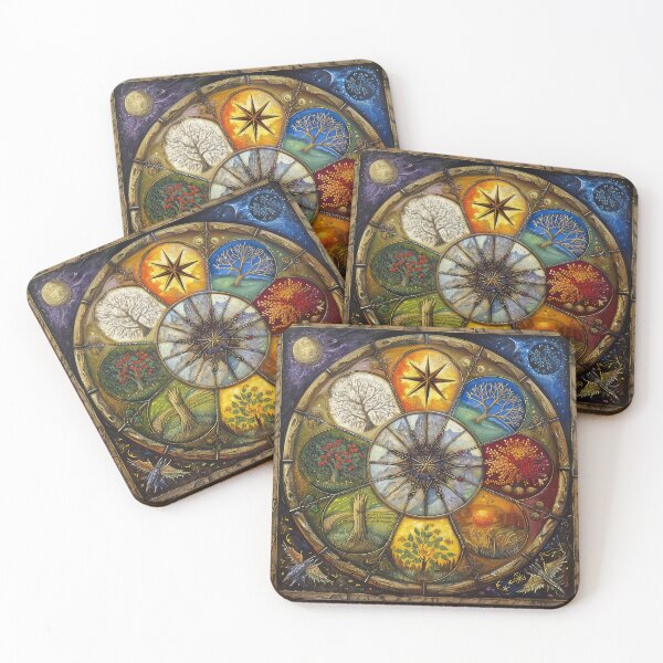 Item preview, Pagan Wheel of the Year designed and sold by thewandswant.
