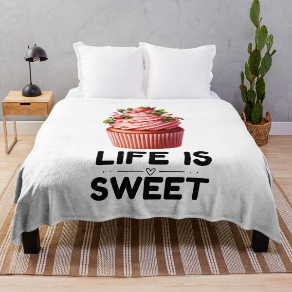 Item preview, Life is sweet cupcake strawberry designed and sold by Lemon-Monday.