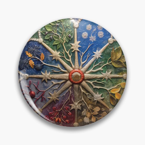 Item preview, Pagan Wheel of the Year designed and sold by thewandswant.