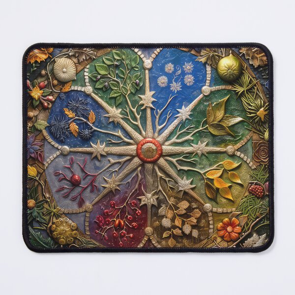 Item preview, Pagan Wheel of the Year designed and sold by thewandswant.