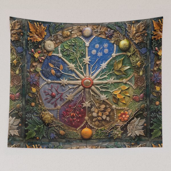 Item preview, Pagan Wheel of the Year designed and sold by thewandswant.