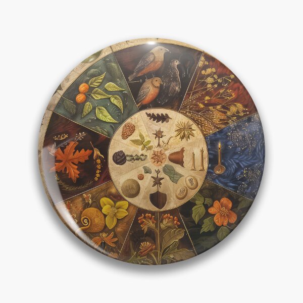 Item preview, Pagan Wheel of the Year designed and sold by thewandswant.