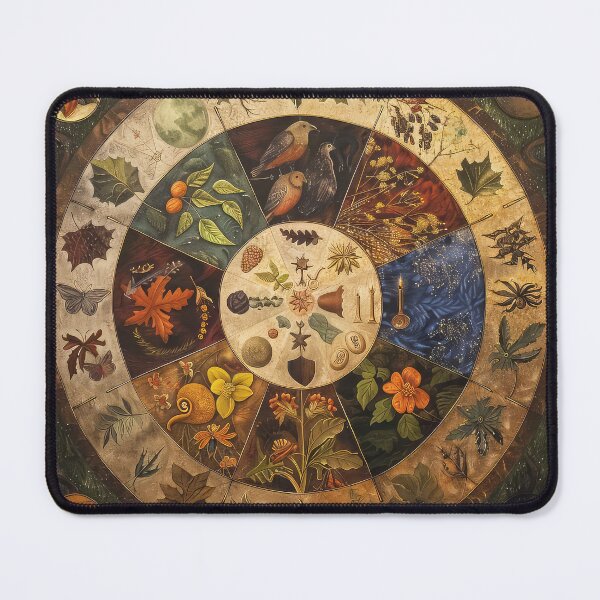 Item preview, Pagan Wheel of the Year designed and sold by thewandswant.