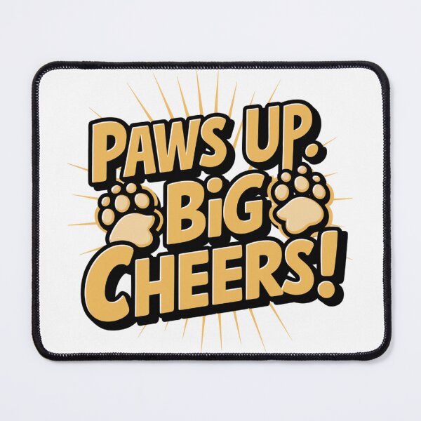 Item preview, Paws Up Cheers! designed and sold by Belarte.shop.