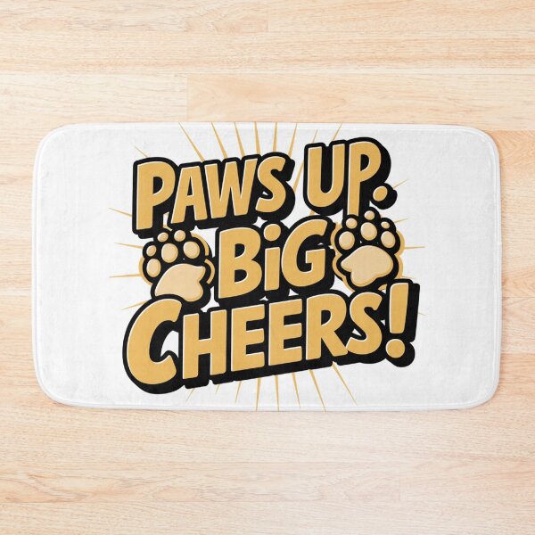 Item preview, Paws Up Cheers! designed and sold by Belarte.shop.
