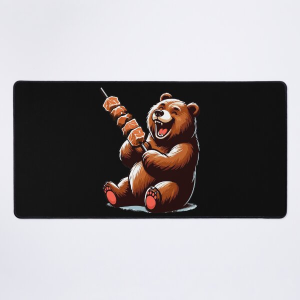 Item preview, Cute shashlik bear delicious barbecue gift designed and sold by Pineapple-Tree.