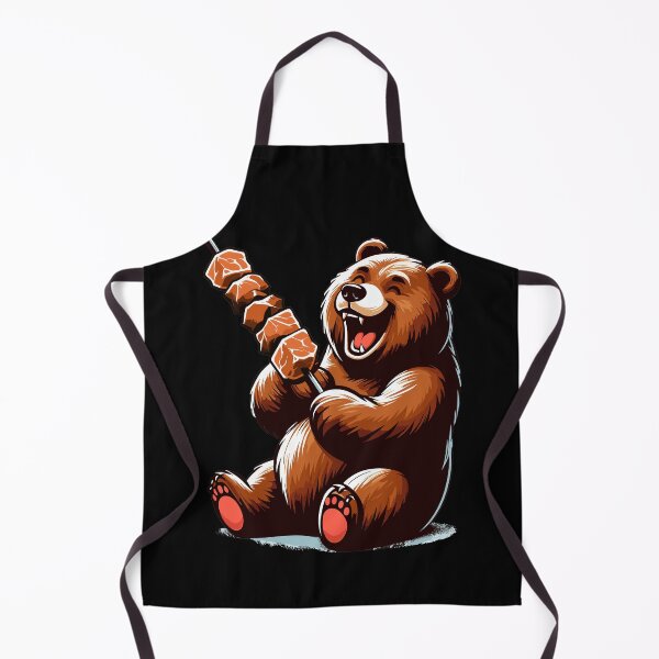 Item preview, Cute shashlik bear delicious barbecue gift designed and sold by Pineapple-Tree.