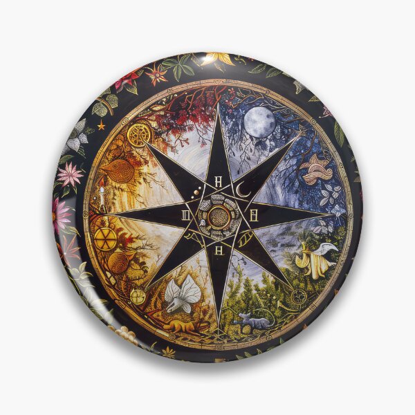 Item preview, Pagan Wheel of the Year designed and sold by thewandswant.
