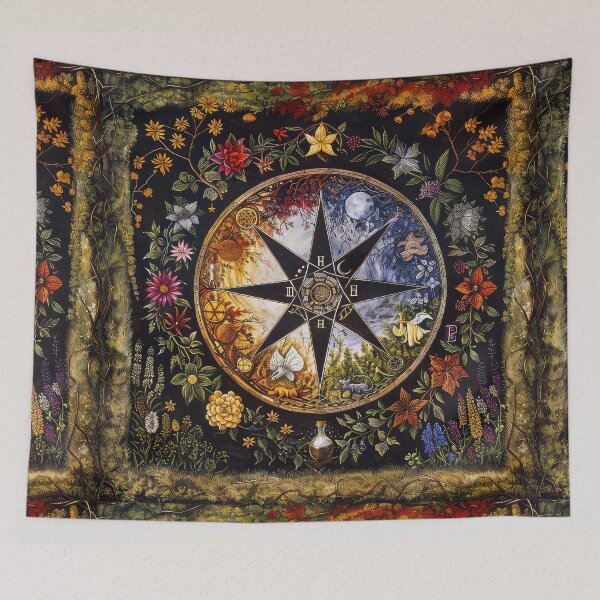 Item preview, Pagan Wheel of the Year designed and sold by thewandswant.