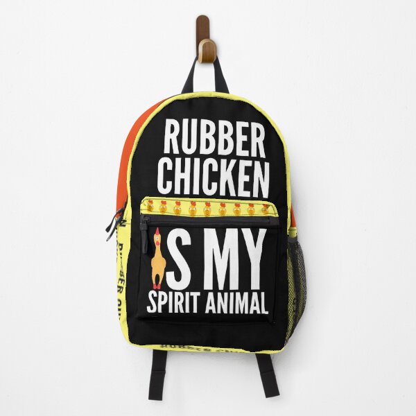 Item preview, Rubber Chicken Is My Spirit Animal designed and sold by SleepingFoxy.