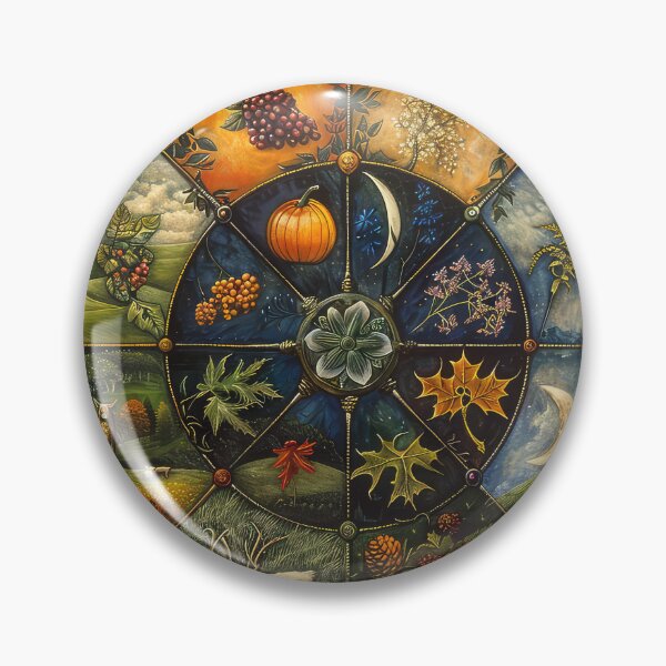Item preview, Pagan Wheel of the Year designed and sold by thewandswant.