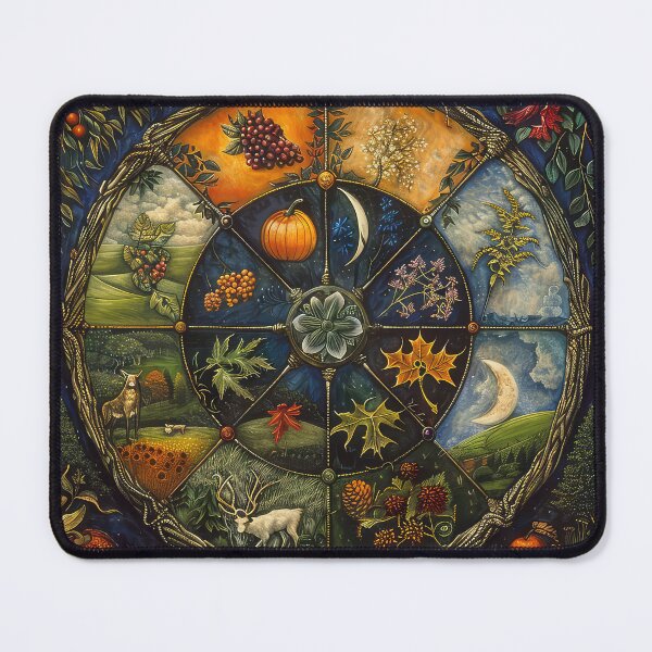 Item preview, Pagan Wheel of the Year designed and sold by thewandswant.
