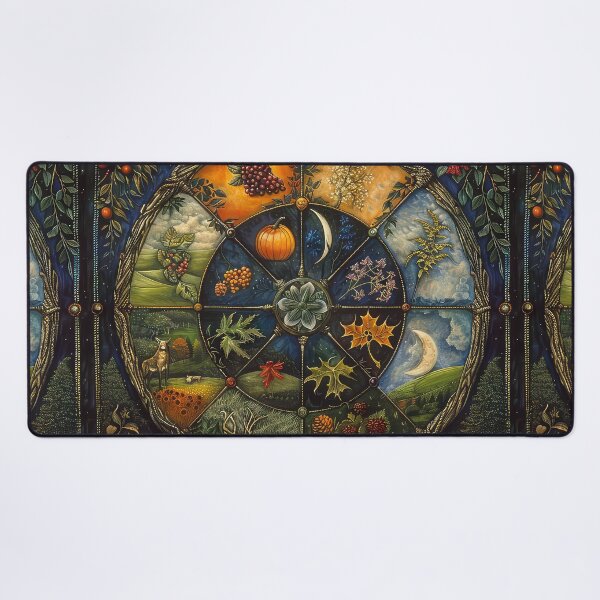 Item preview, Pagan Wheel of the Year designed and sold by thewandswant.