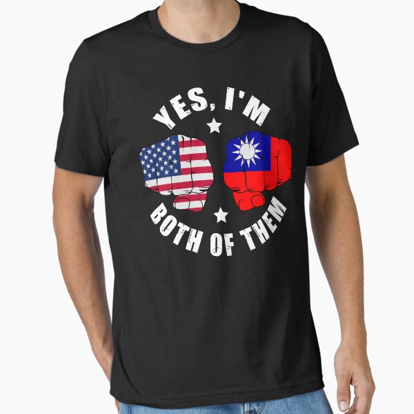 Item preview, Half American Half Taiwanese Yes I'm Both Of Them designed and sold by OX-tright.