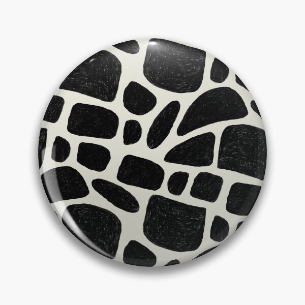 Item preview, Black Stone Terrazzo Coal Drawings Pattern designed and sold by marialindemann.