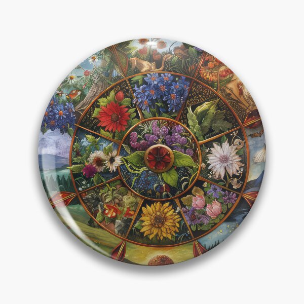 Item preview, Pagan Wheel of the Year designed and sold by thewandswant.