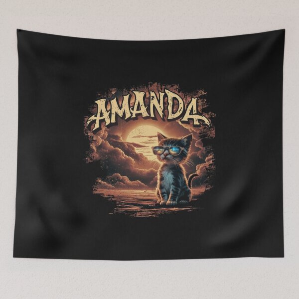 Item preview, Amanda name cat designed and sold by bukajart.