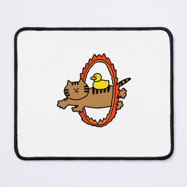 Item preview, a Cat and a Duck doing a Circus designed and sold by superbaechoo.