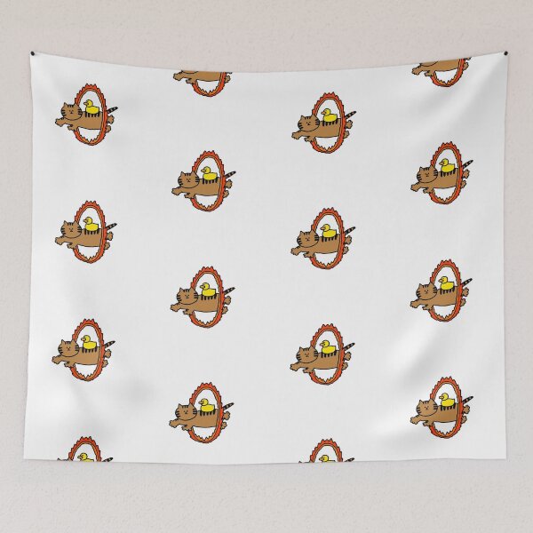 Item preview, a Cat and a Duck doing a Circus designed and sold by superbaechoo.