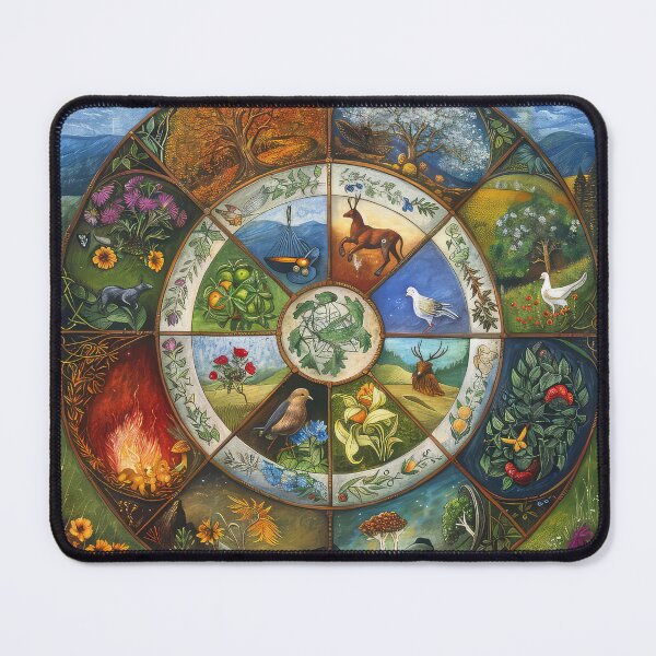 Item preview, Pagan Wheel of the Year designed and sold by thewandswant.