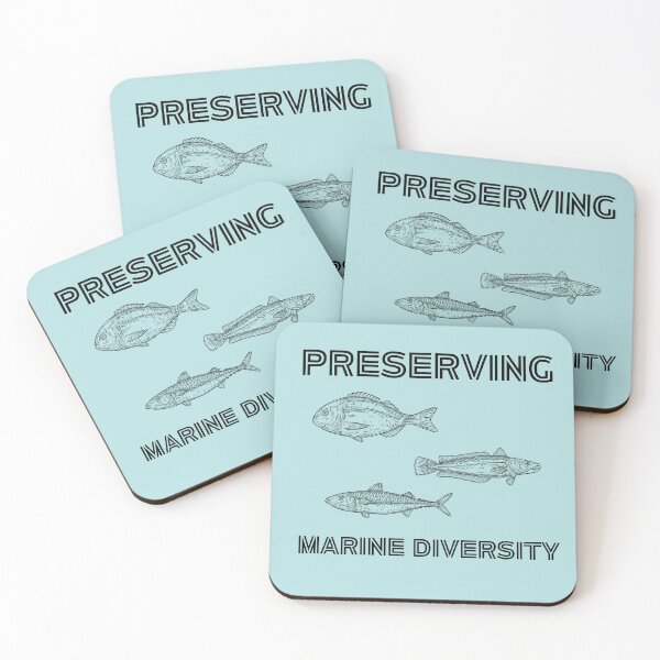 Item preview, Wildlife ecology Preserving Marine Diversity - gifts for ecologists designed and sold by alczar.