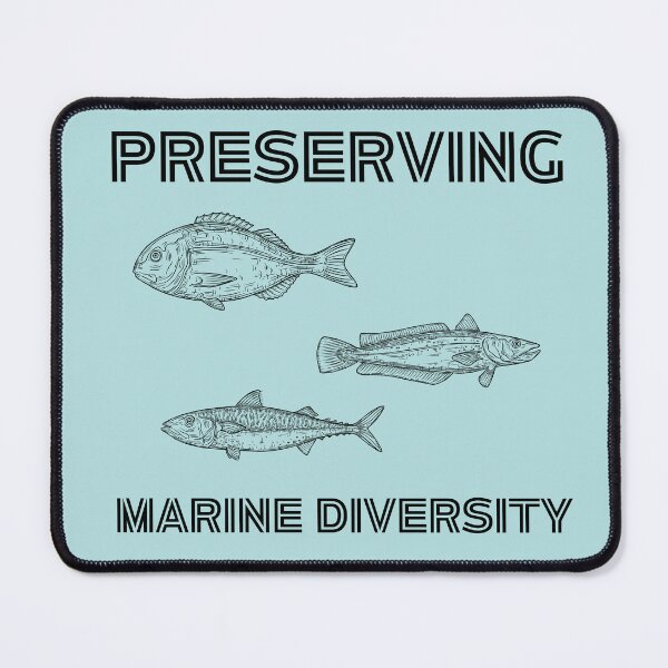 Item preview, Wildlife ecology Preserving Marine Diversity - gifts for ecologists designed and sold by alczar.