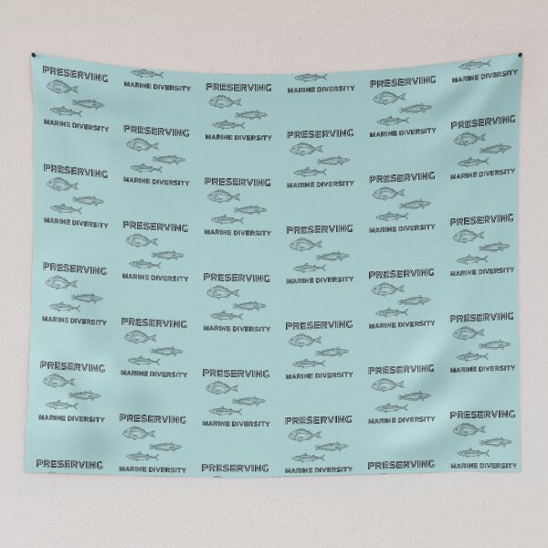 Item preview, Wildlife ecology Preserving Marine Diversity - gifts for ecologists designed and sold by alczar.