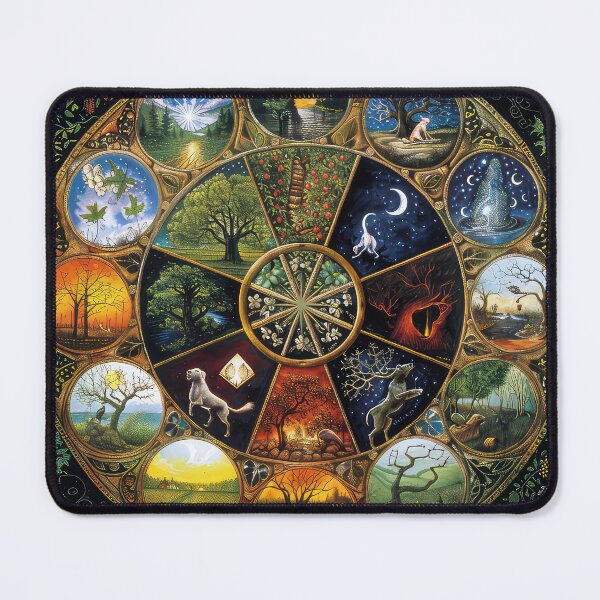 Item preview, Pagan Wheel of the Year designed and sold by thewandswant.