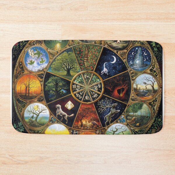 Item preview, Pagan Wheel of the Year designed and sold by thewandswant.
