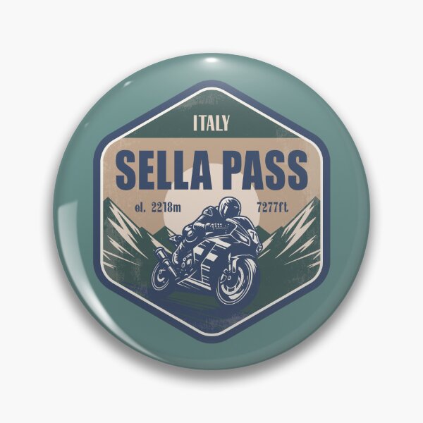 Item preview, Sella Pass Italy Motorcycling Mountain Design designed and sold by CynthiaGraphics.