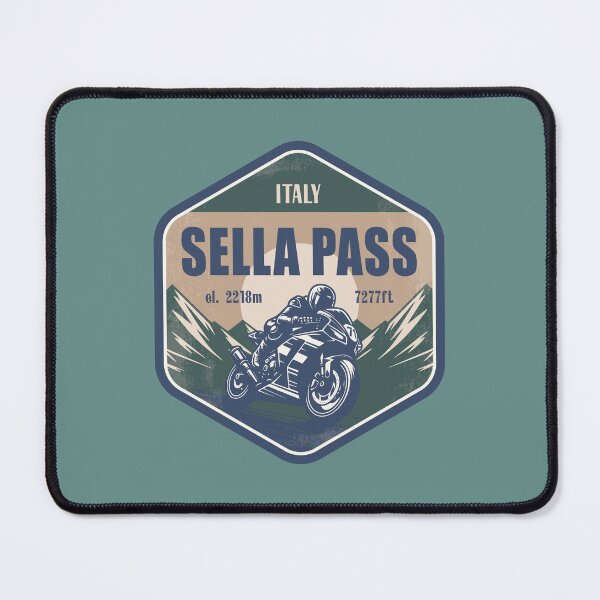 Item preview, Sella Pass Italy Motorcycling Mountain Design designed and sold by CynthiaGraphics.