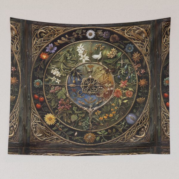 Item preview, Pagan Wheel of the Year designed and sold by thewandswant.