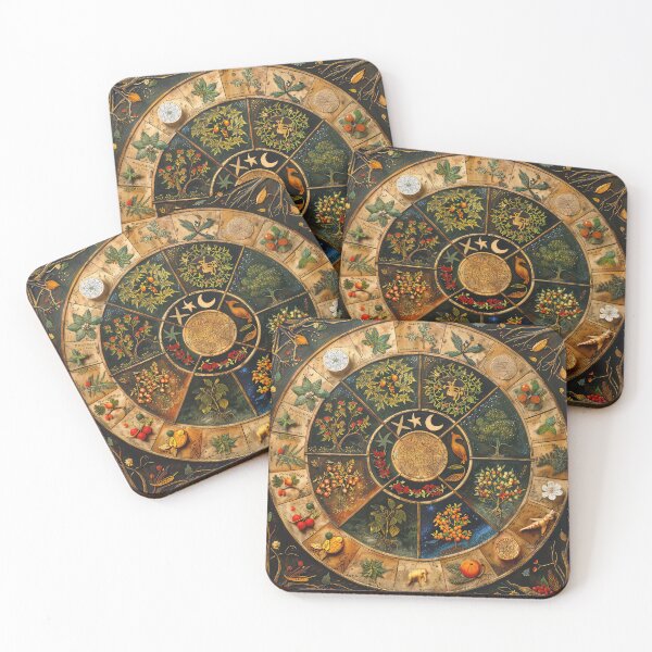 Item preview, Pagan Wheel of the Year designed and sold by thewandswant.