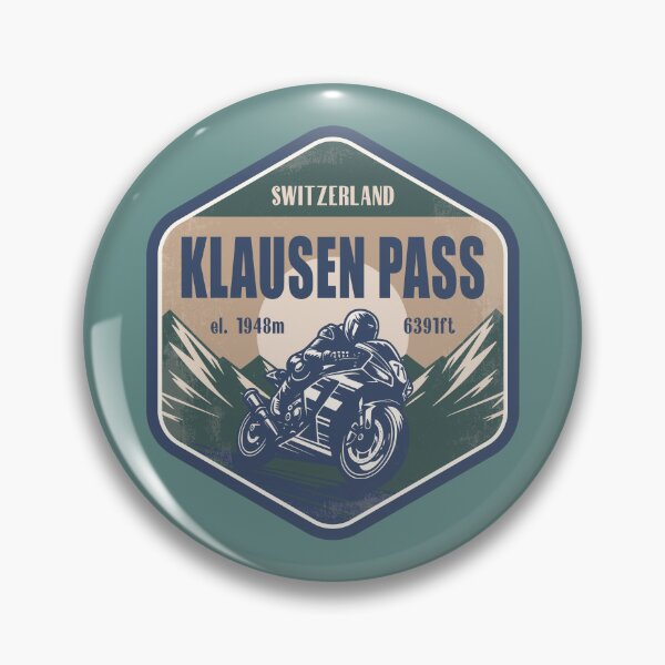 Artikelvorschau, Klausenpass Schweiz Motorradfahren Berg Design entworfen und verkauft von CynthiaGraphics.