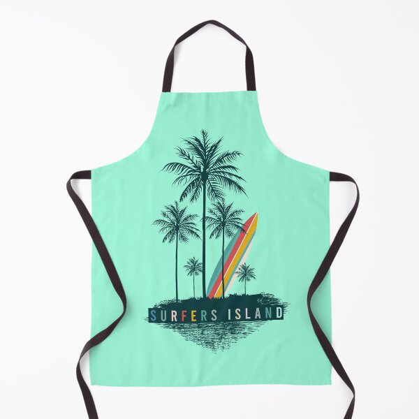 Item preview, Surfing season, palms, ocean and surfboat designed and sold by FleurDesign.