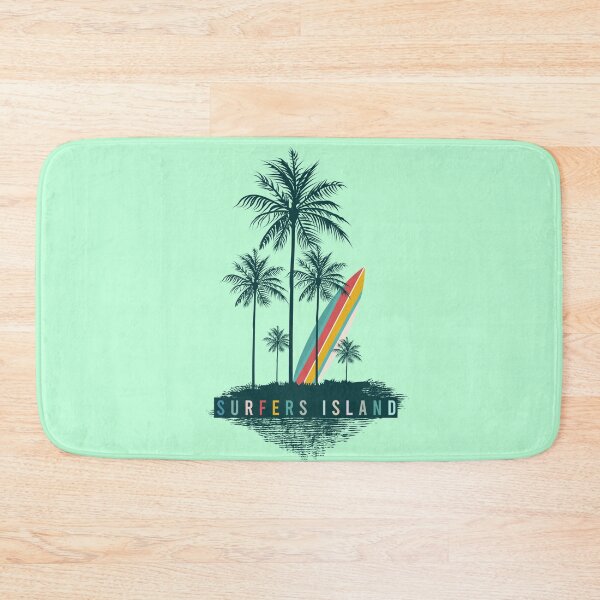 Item preview, Surfing season, palms, ocean and surfboat designed and sold by FleurDesign.