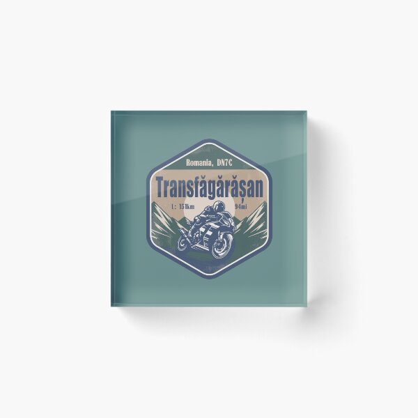 Item preview, Transfagarasan Pass DN7C Romania Motorcycling Mountain Design designed and sold by CynthiaGraphics.