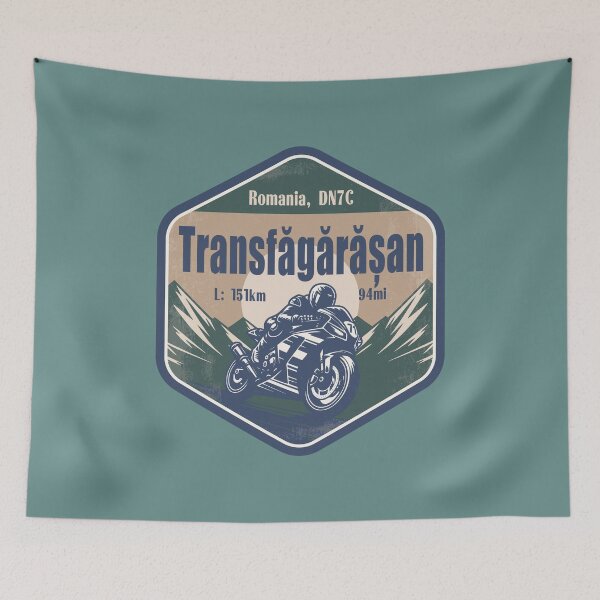 Item preview, Transfagarasan Pass DN7C Romania Motorcycling Mountain Design designed and sold by CynthiaGraphics.
