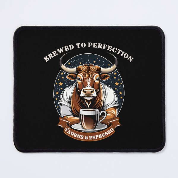 Item preview, "Brewed to Perfection: Taurus and Espresso,Taurus zodiac by CallisC Arts ⭐⭐⭐⭐⭐ designed and sold by CallisC-Arts.