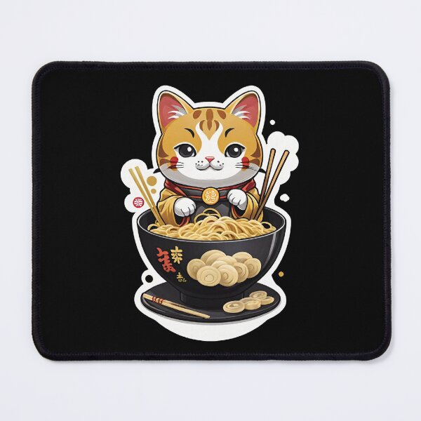 Item preview, Maneki Neko Noodles Ramen designed and sold by LiscaGraphicArt.