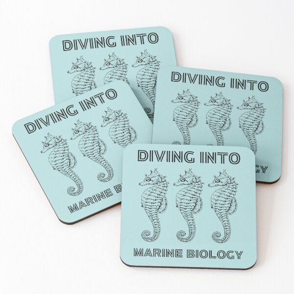 Item preview, Wildlife ecology Diving into Marine Biology - gifts for ecologists designed and sold by alczar.