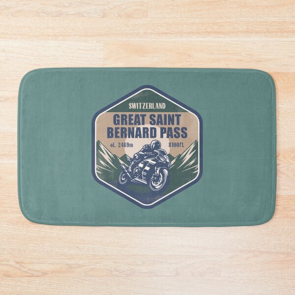 Item preview, Great St. Bernard Pass Switzerland Motorcycling Mountain Design designed and sold by CynthiaGraphics.