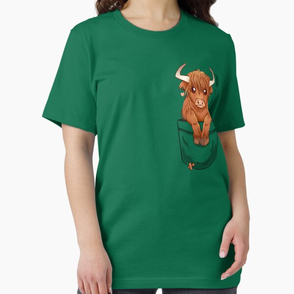 Item preview, Pocket Cute Scottish Highland Cow designed and sold by TechraNova.