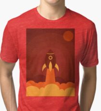 Up in the space Tri-blend T-Shirt
