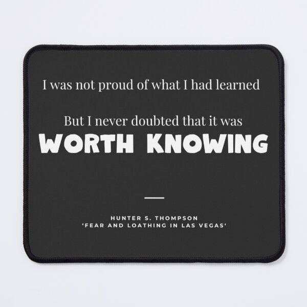 Item preview, Quote: I'm not proud of what I learned designed and sold by DarkStarling.