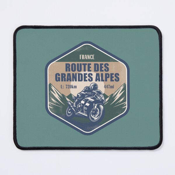 Item preview, Route des Grandes Alpes France Motorcycling Mountain Design designed and sold by CynthiaGraphics.